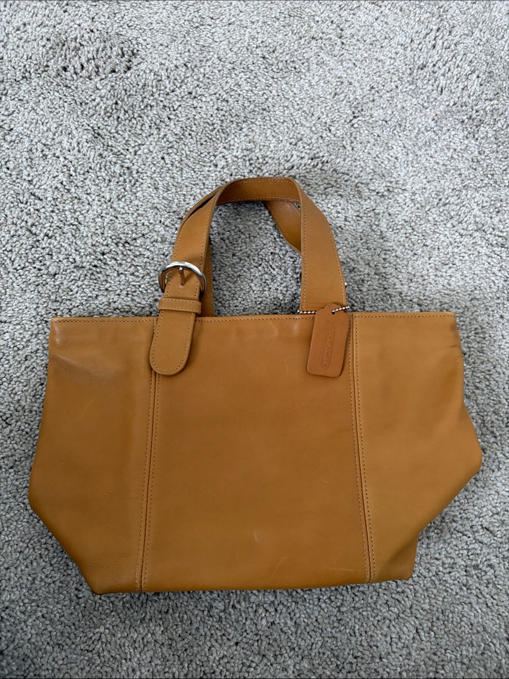 Vintage Coach Waverley Tote in Tan